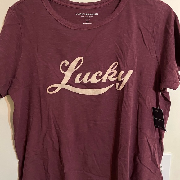 Woman’s Lucky Brand XL T-Shirt New with tags - Picture 1 of 7
